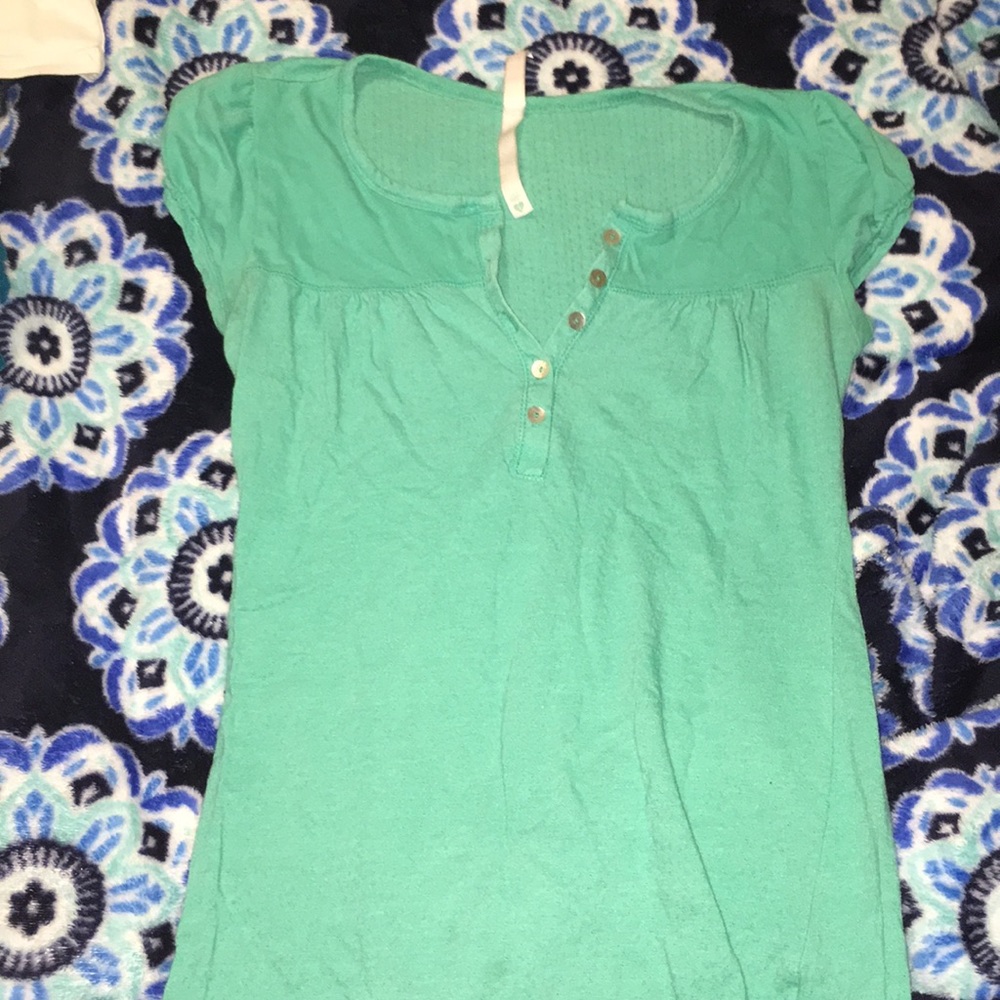 Teal shirt